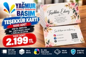 Teşekkür Kartı